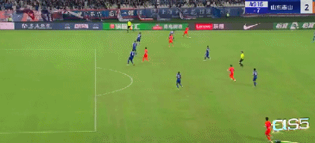 援卡扎伊什, 胸部停球后, 进球帮助泰