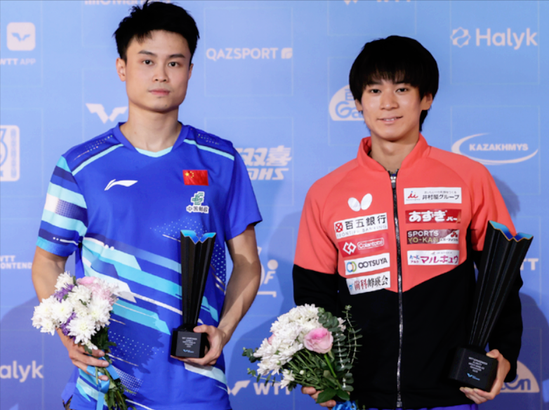 乒选手石洵, 张本智和